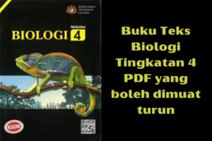 Buku Teks Biologi Tingkatan 4