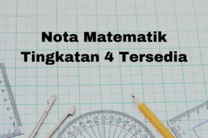 nota matematik tingkatan 4