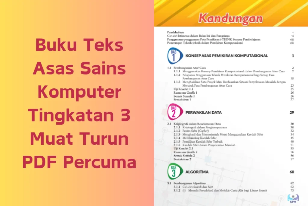 buku teks asas sains komputer tingkatan 3