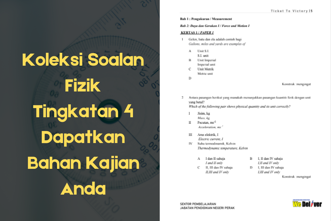 Koleksi Soalan Fizik Tingkatan 4