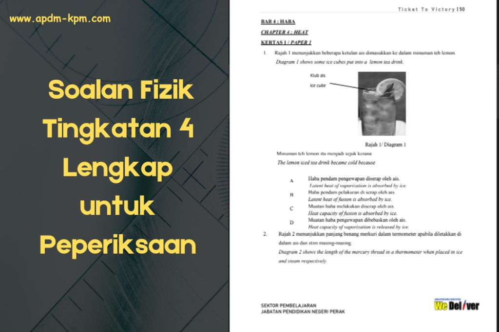 Koleksi Soalan Fizik Tingkatan 4