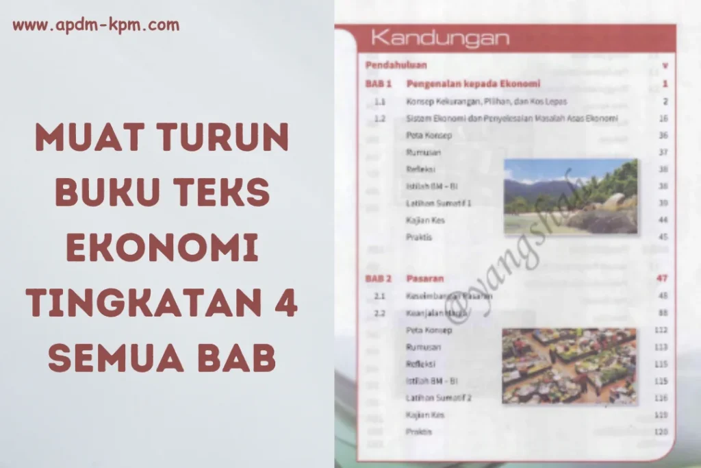 buku teks ekonomi tingkatan 4