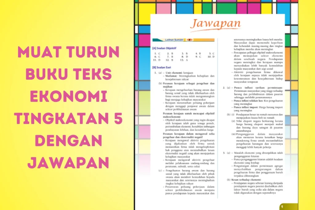 Buku Teks Ekonomi Tingkatan 5