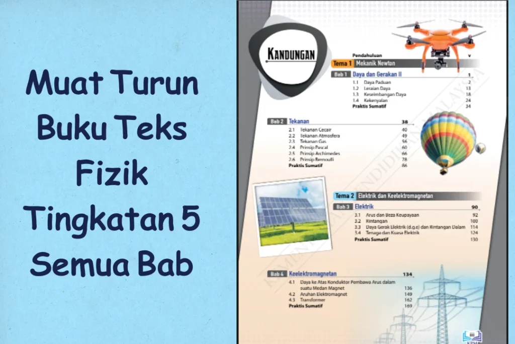 buku teks fizik tingkatan 5