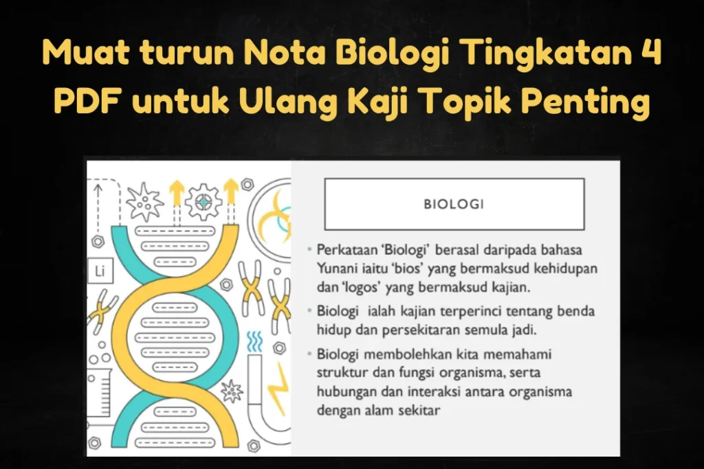 nota biologi tingkatan 4