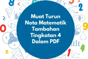 nota matematik tambahan tingkatan 4