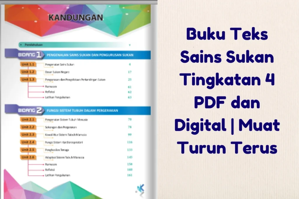 buku teks sains sukan tingkatan 4 pdf dan digital