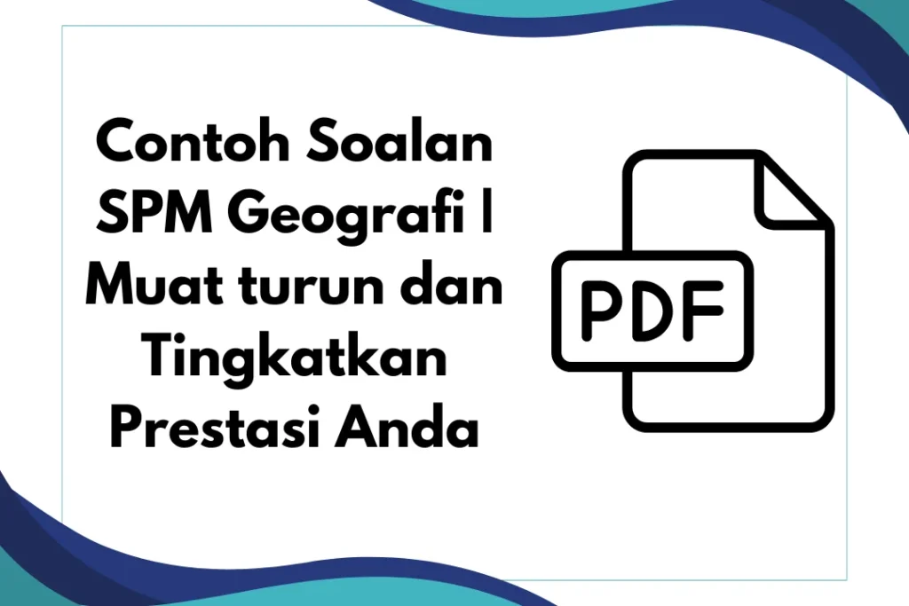 contoh soalan spm geografi