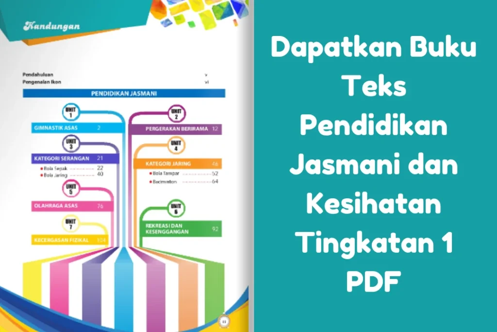 buku teks pendidikan jasmani dan kesihatan tingkatan 1