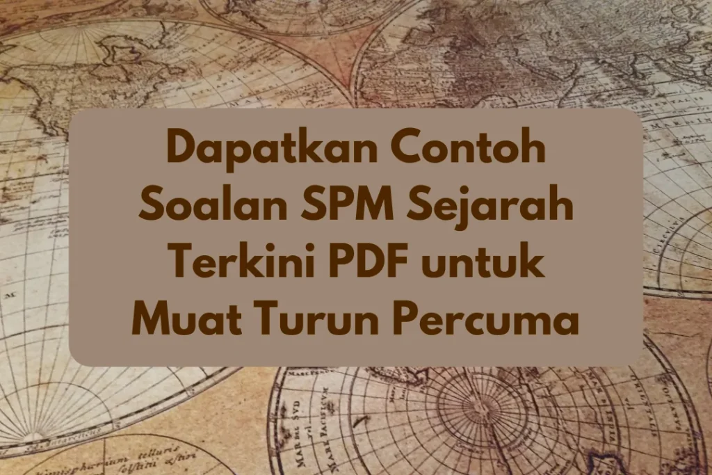 contoh soalan spm sejarah