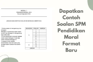 contoh soalan spm pendidikan moral