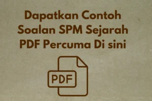 contoh soalan spm sejarah