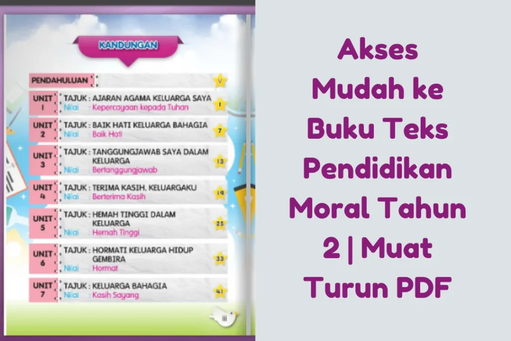 buku teks pendidikan moral tahun 2