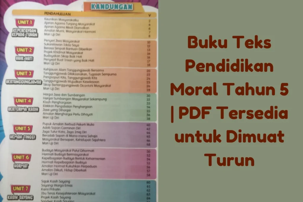 buku teks pendidikan moral tahun 5