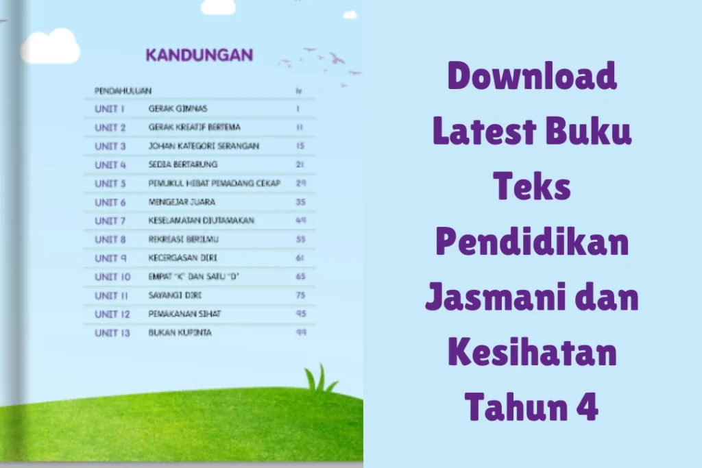 buku teks pendidikan jasmani dan kesihatan tahun 4