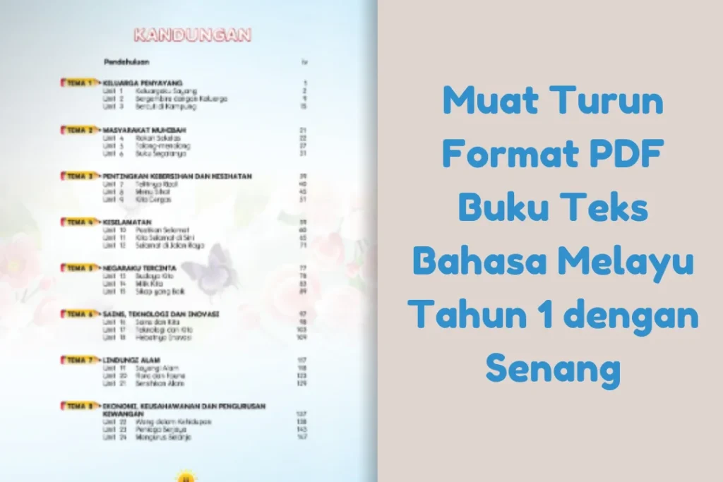 buku teks bahasa melayu tahun 1