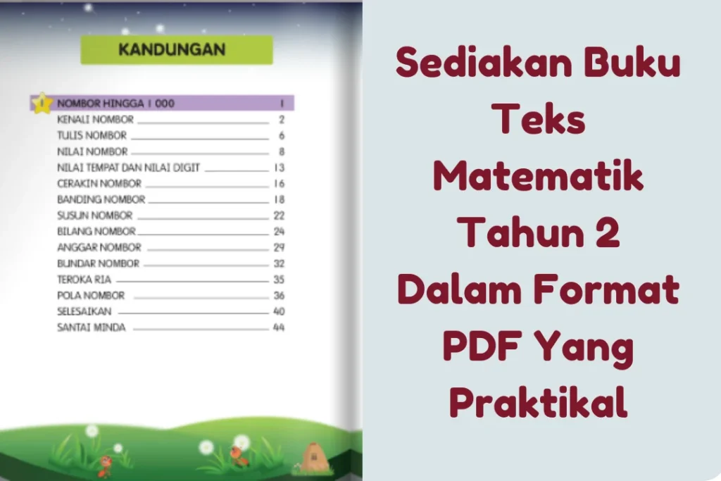 buku teks matematik tahun 2