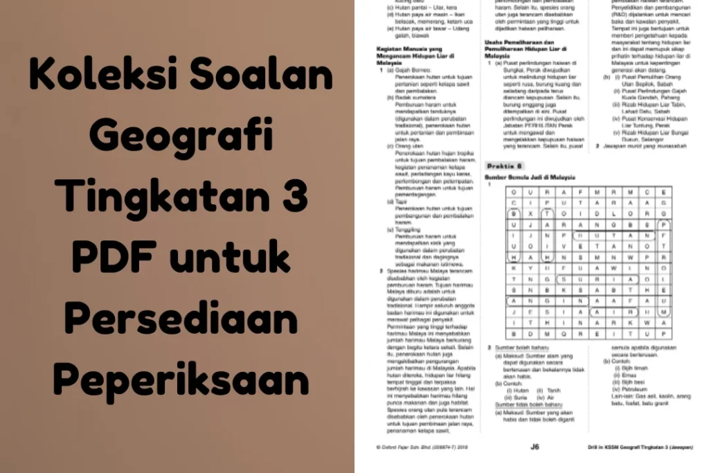 koleksi soalan geografi tingkatan 3