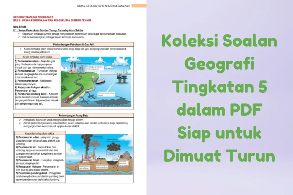 koleksi soalan geografi tingkatan 5