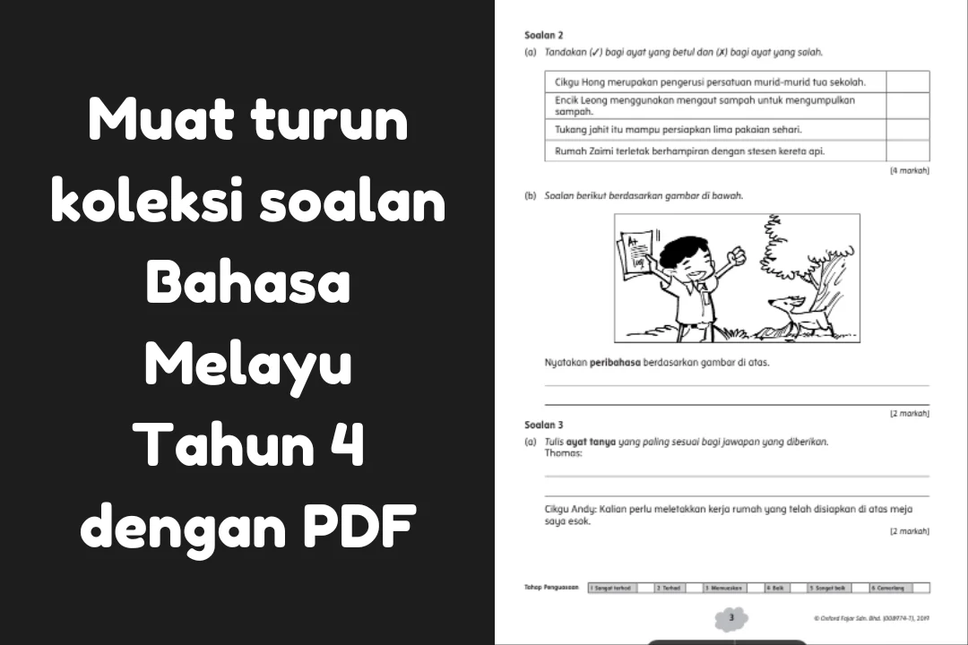 koleksi soalan bahasa melayu tahun 4