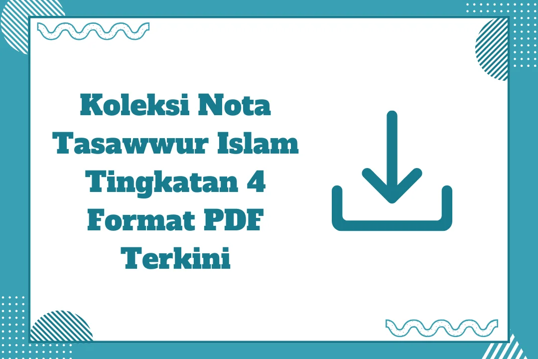 nota tasawwur islam tingkatan 4