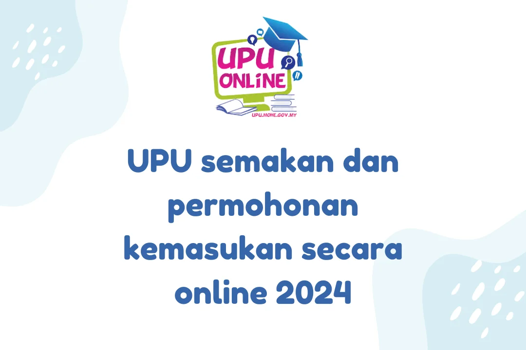 upu semakan dan permohonan kemasukan secara online