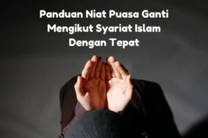 niat puasa ganti