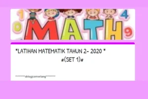 koleksi soalan matematik tahun 2
