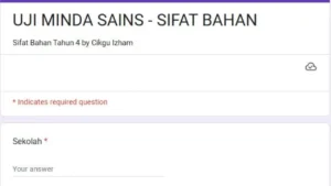 Koleksi Soalan Sains Tahun 4 untuk Latihan Intensif Sebelum Peperiksaan